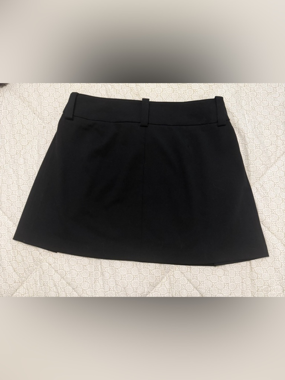Aritzia Sunday Best Black Wide Waistband Skirt Size 4 - Picture 3 of 4